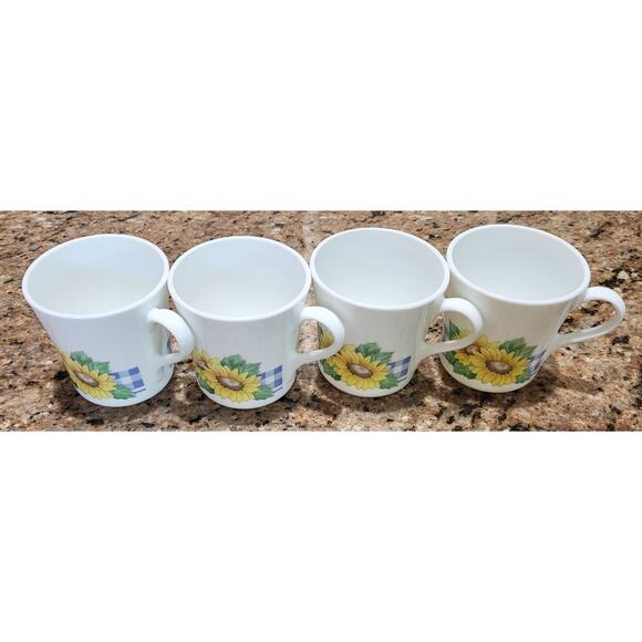 Corelle Sunflower Sunsations (sunflower) Cups (set of 4) - Picture 2 of 13